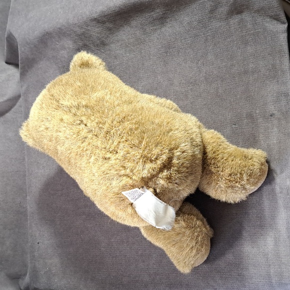 Vintage Gund Light Brown Tan Teddy Bear Stuffed Toy G 13" 1982 - Picture 7 of 12